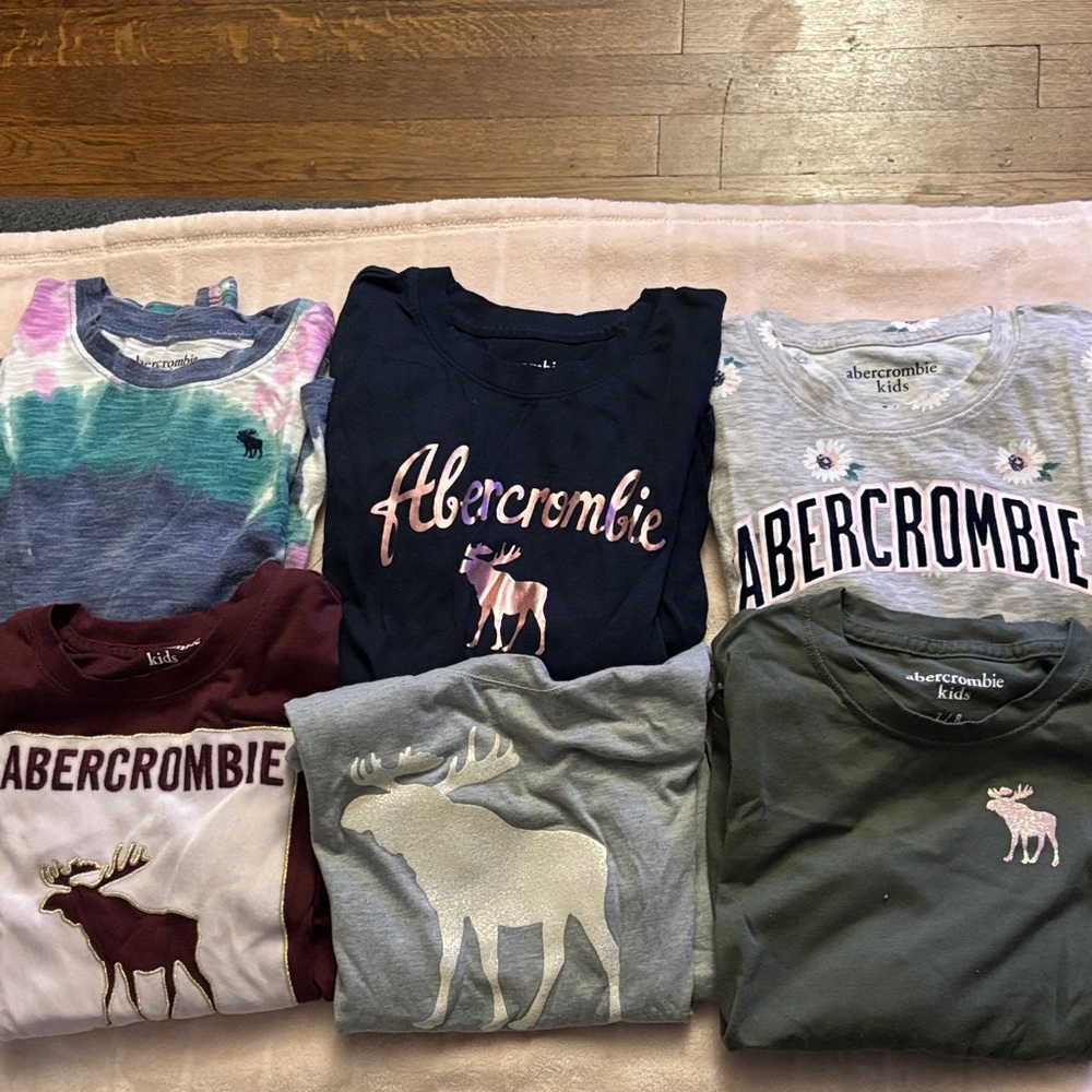 Abercrombie & Fitch Kids Long Sleeve Tees - Blue, Gray, Maroon